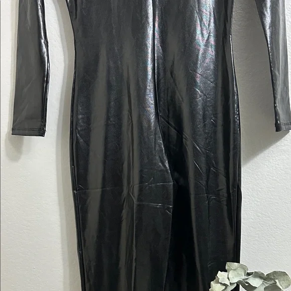 BNWT-  forplay  Black Long-Sleeve jumpsuit- S/M - Picture 10 of 13